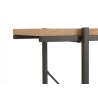 Riiul PARED pruun, 141x34xH166 cm