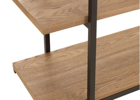 Riiul PARED pruun, 141x34xH166 cm