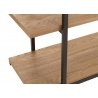 Riiul PARED pruun, 141x34xH166 cm