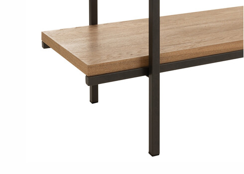 Riiul PARED pruun, 141x34xH166 cm