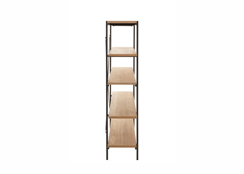 Riiul PARED pruun, 141x34xH166 cm