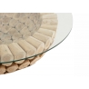 Diivanilaud DISCS naturaalne, 110x110xH30 cm