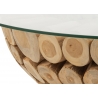 Diivanilaud DISCS naturaalne, 110x110xH30 cm