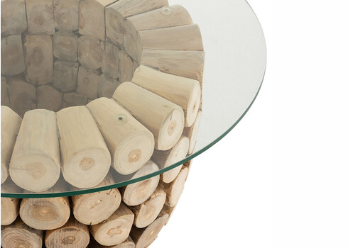 Diivanilaud DISCS naturaalne, 70x70xH45 cm