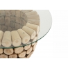 Diivanilaud DISCS naturaalne, 70x70xH45 cm