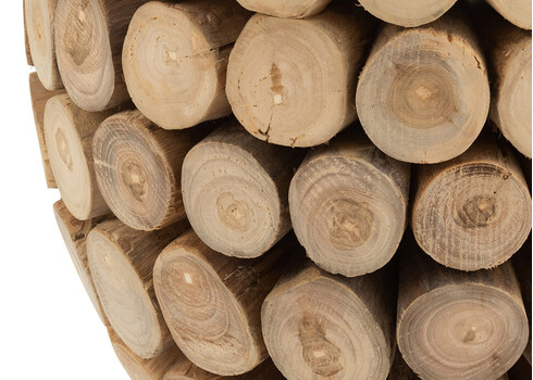 Diivanilaud DISCS naturaalne, 70x70xH45 cm