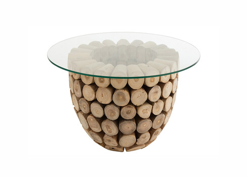 Diivanilaud DISCS naturaalne, 70x70xH45 cm