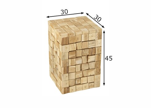 Abilaud DISCS pruun, 30x30xH45 cm