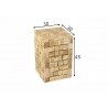 Abilaud DISCS pruun, 30x30xH45 cm