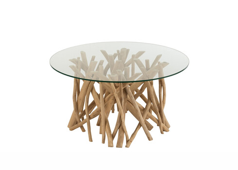 Diivanilaud BRANCH naturaalne, 80x80xH42 cm