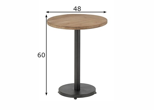 Abilaud BAR pruun / must, 48x48xH60 cm