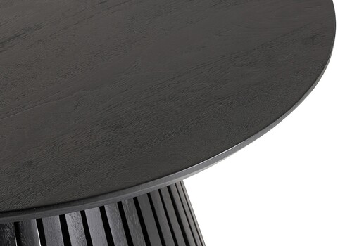 Diivanilaud VINCENT must, 80x80xH40 cm