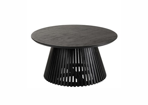 Diivanilaud VINCENT must, 80x80xH40 cm