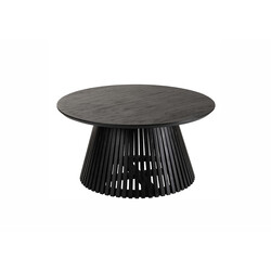 Diivanilaud VINCENT must, 80x80xH40 cm