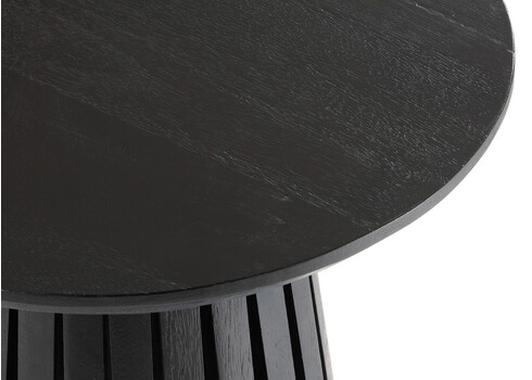 Diivanilaud VINCENT must, 40x40xH52 cm