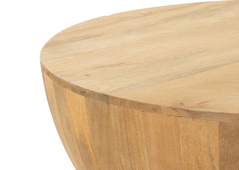 Diivanilaud CAMILLE naturaalne, 89x89xH32 cm