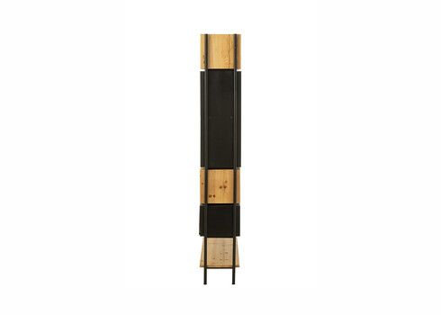 Riiul TINA pruun / must, 110x30xH185 cm