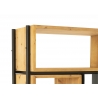 Seinariiul TINA pruun / must, 65x30xH185 cm