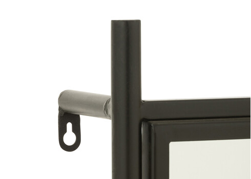 Seinanagi TINA pruun / must, 130x20xH87 cm