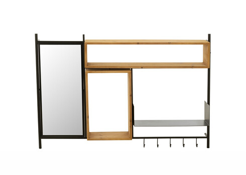 Seinanagi TINA pruun / must, 130x20xH87 cm