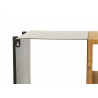 Konsoollaud TINA pruun / must, 120x30xH80 cm