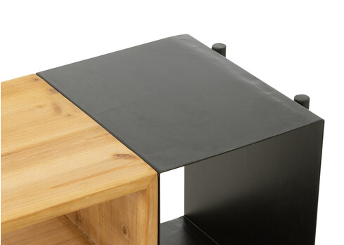 Konsoollaud TINA pruun / must, 120x30xH80 cm