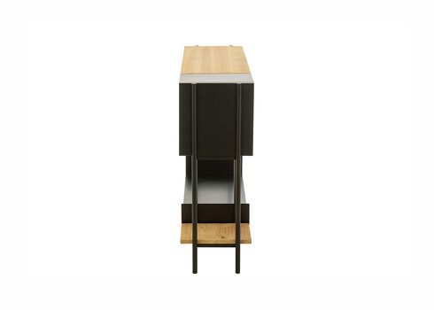 Konsoollaud TINA pruun / must, 120x30xH80 cm