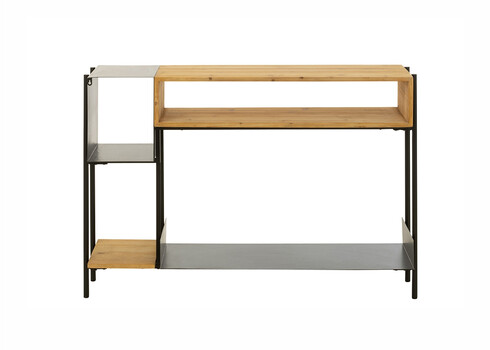 Konsoollaud TINA pruun / must, 120x30xH80 cm