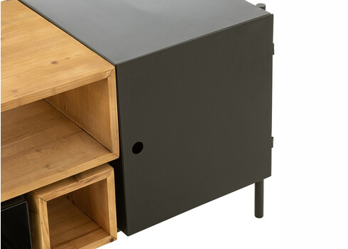 Tv-alus TINA pruun / must, 160x40xH50 cm