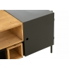 Tv-alus TINA pruun / must, 160x40xH50 cm