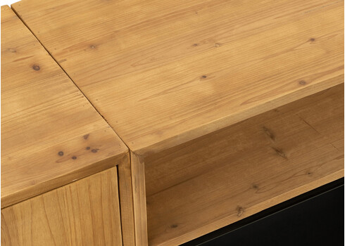 Tv-alus TINA pruun / must, 160x40xH50 cm