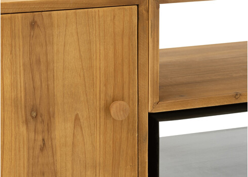 Tv-alus TINA pruun / must, 160x40xH50 cm