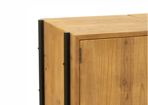 Tv-alus TINA pruun / must, 160x40xH50 cm