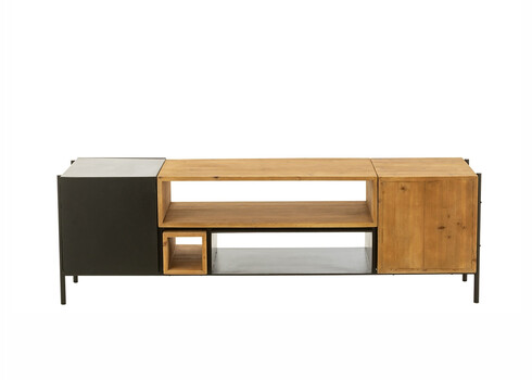 Tv-alus TINA pruun / must, 160x40xH50 cm