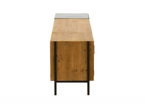 Tv-alus TINA pruun / must, 160x40xH50 cm