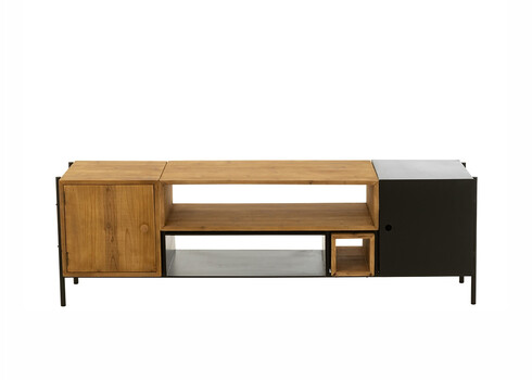 Tv-alus TINA pruun / must, 160x40xH50 cm