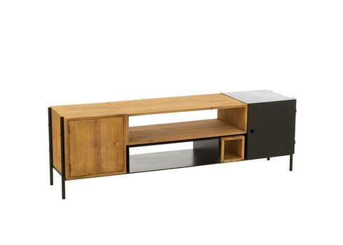 Tv-alus TINA pruun / must, 160x40xH50 cm