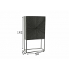 Kummut SHANIL must, 90x40xH160 cm