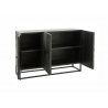 Kummut SHANIL must, 120x38xH81 cm