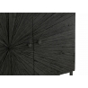 Kummut SHANIL must, 120x38xH81 cm