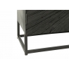 Kummut SHANIL must, 120x38xH81 cm