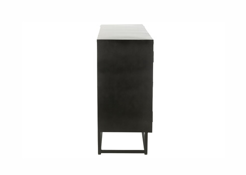 Kummut SHANIL must, 120x38xH81 cm