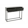 Konsoollaud SHANIL must, 100x33xH81 cm