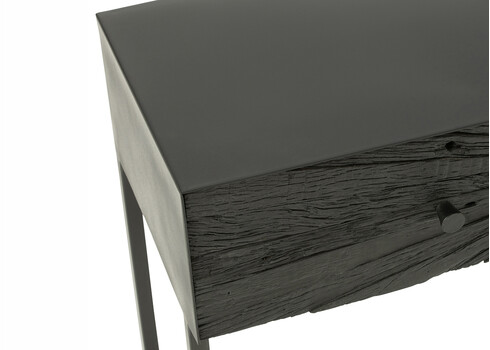 Konsoollaud SHANIL must, 100x33xH81 cm