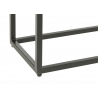 Konsoollaud SHANIL must, 100x33xH81 cm