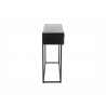 Konsoollaud SHANIL must, 100x33xH81 cm