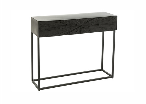 Konsoollaud SHANIL must, 100x33xH81 cm