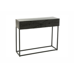 Konsoollaud SHANIL must, 100x33xH81 cm