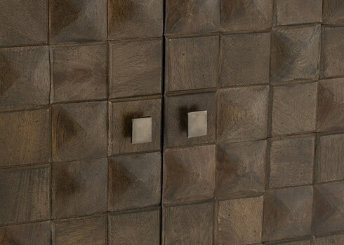 Kummut PINO tumepruun, 76x40xH122 cm