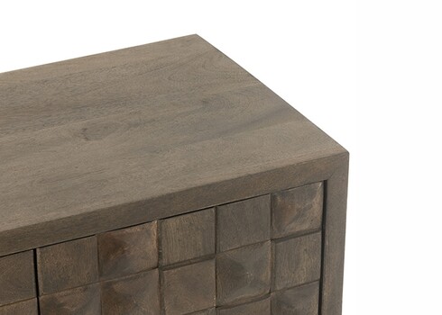 Kummut PINO tumepruun, 76x40xH122 cm